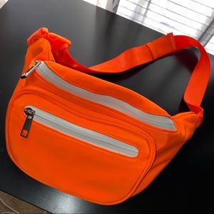Forever 21 Neon Orange Fanny Pack